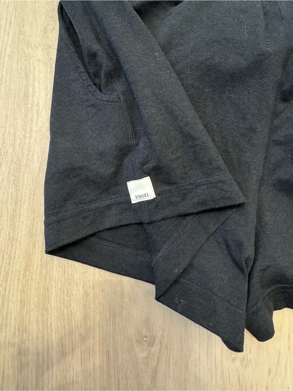 Vuori Black Women's Athletic Drawstring Shorts - Picture 3 of 3